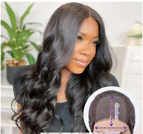 100% Indian Body Wave Closure Wig