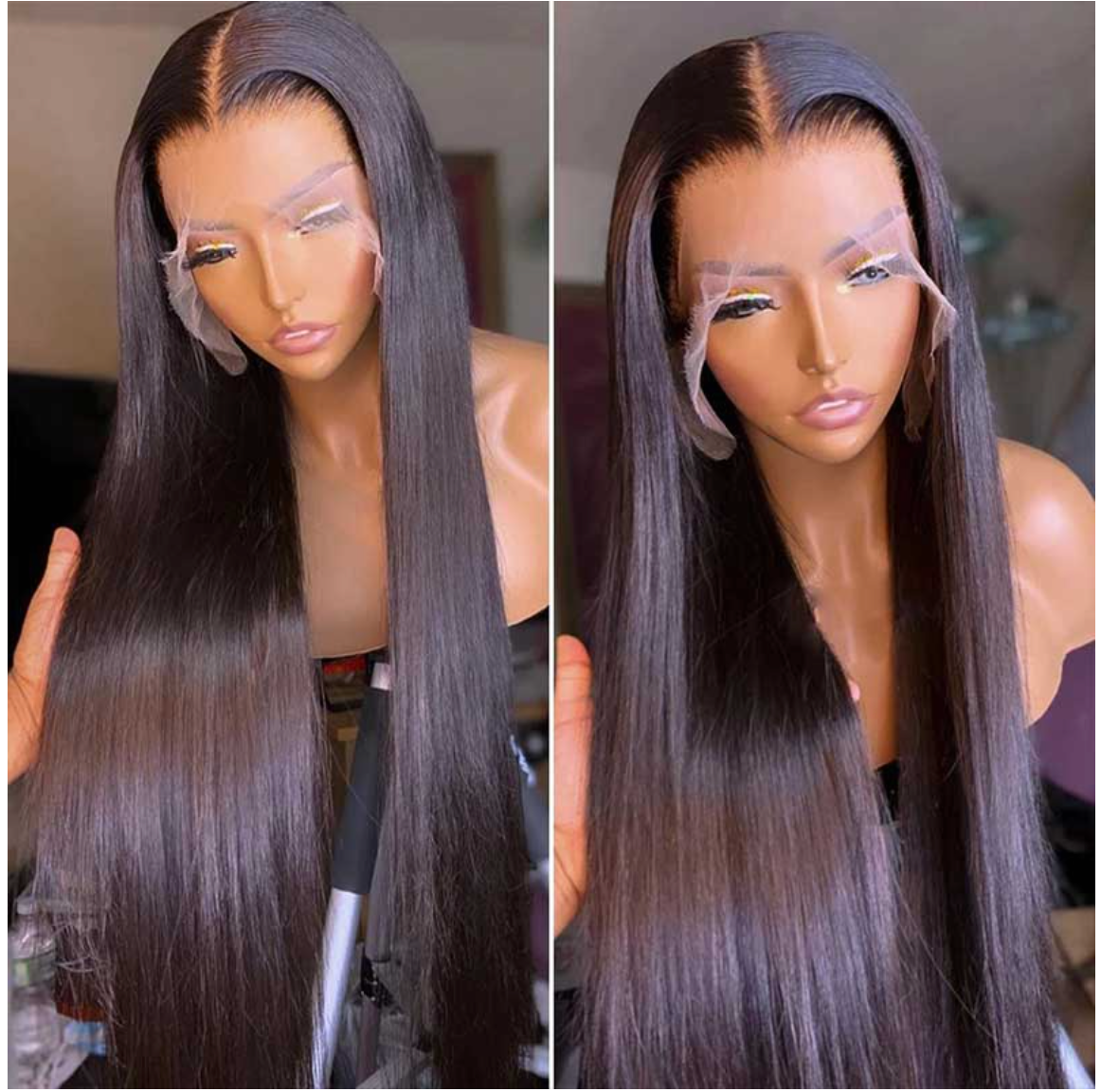 Brazilian Straight Frontal Wig