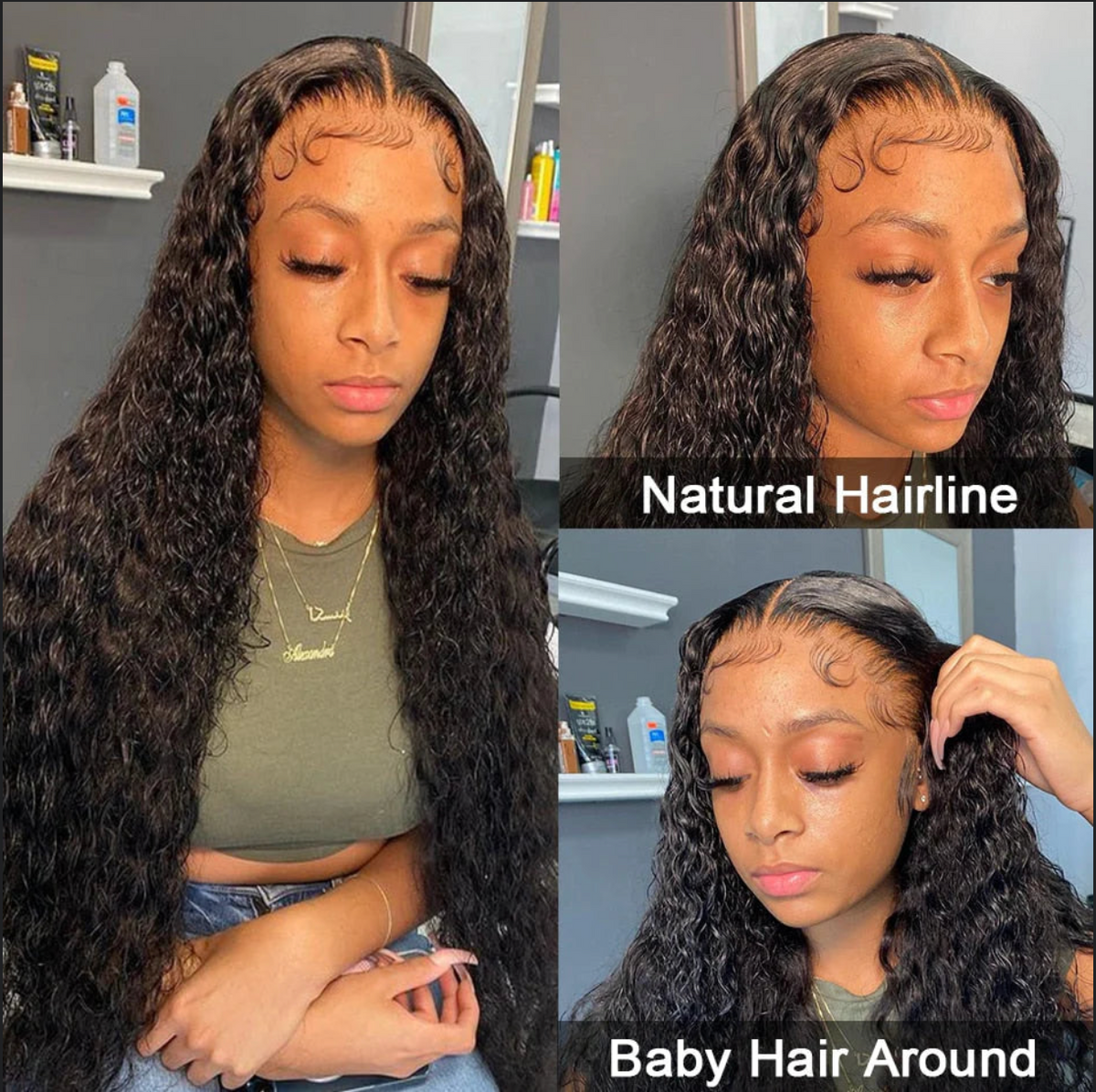 Deep Curly 360 Lace Wig